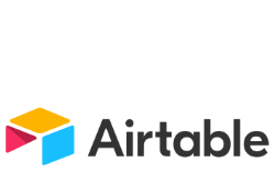 Official Airtable stacked logo - full color